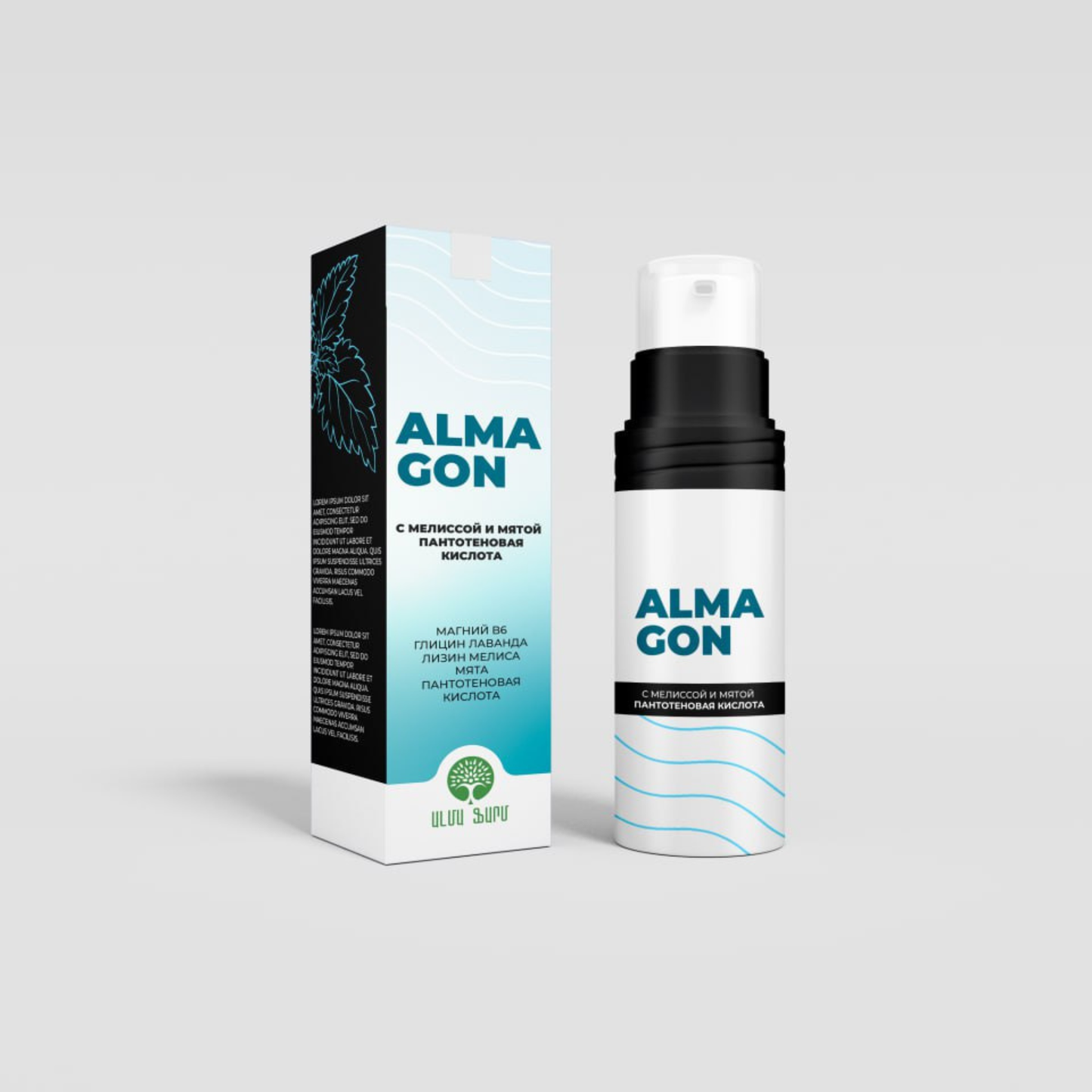 ԱԼՄԱգոն VitB5 VitB6 Mg օշարակ 100մլ