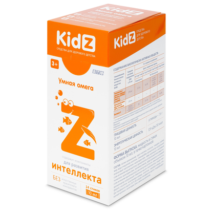 Kidz խելացի օմեգա 14 փաթեթ
