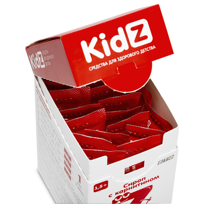 Kidz օշարակ կարնիտինով 20 փաթեթ